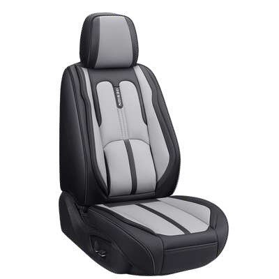 Cubre asiento de vinil 9D negro-gris Model M
